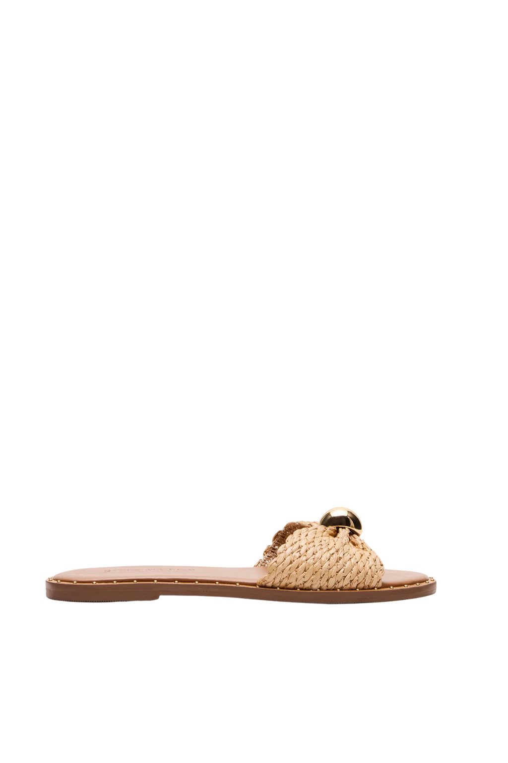 【Steve Madden】 ★大人気★ Dipsy Natural Raffia DIPSY Natural Raffia Slide Rounded Toe Women's Sandal
