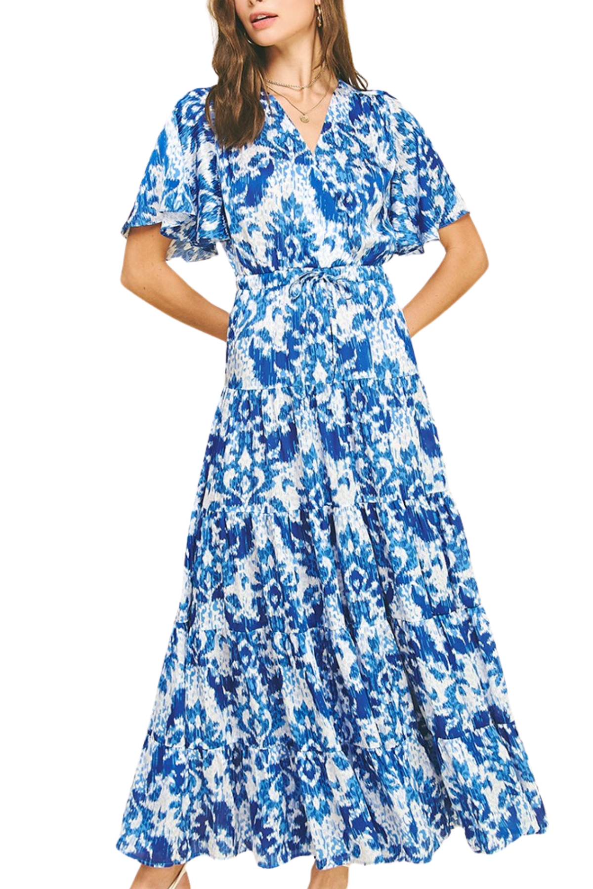 Floral Print Maxi Dress
