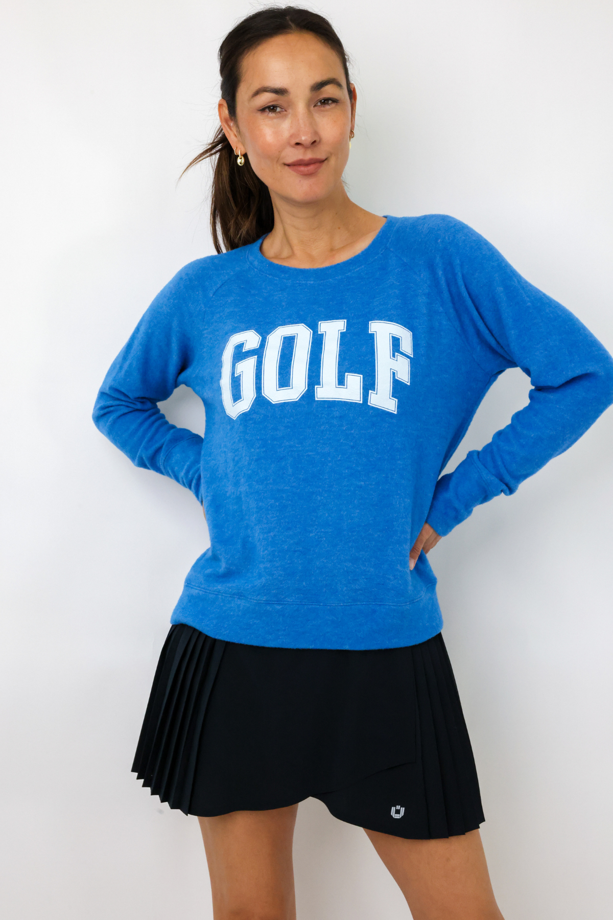 Golf Lightweight Brushed Fleece Pullover Top
