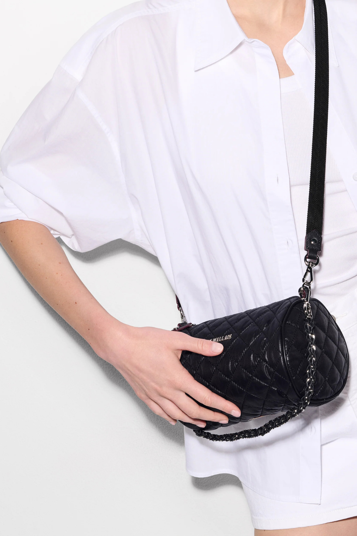 MZ Wallace Crosby Barrel Crossbody