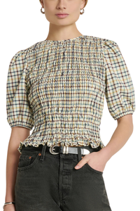 Nation Ltd Brinley Smocked Top