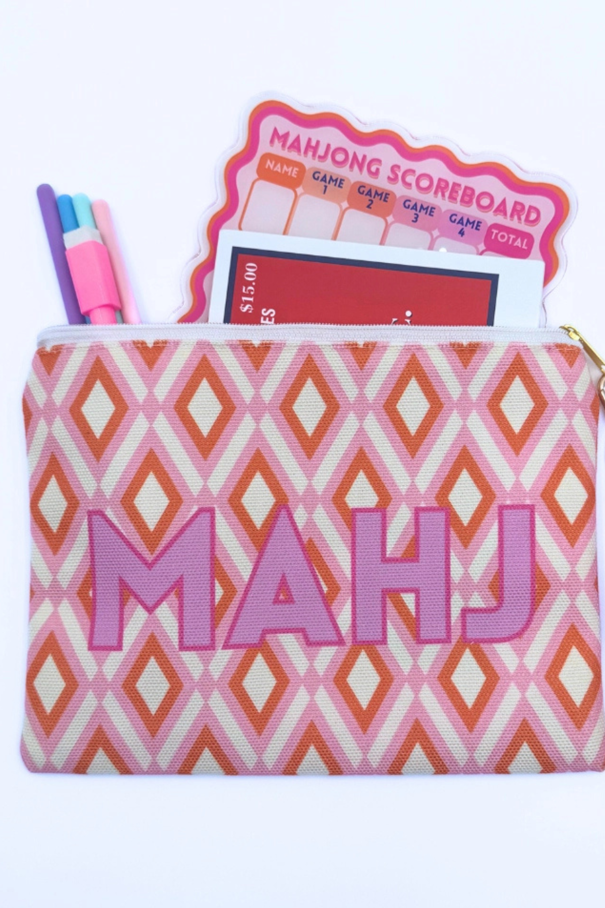 Small Mahjong Card & Accessory Bag