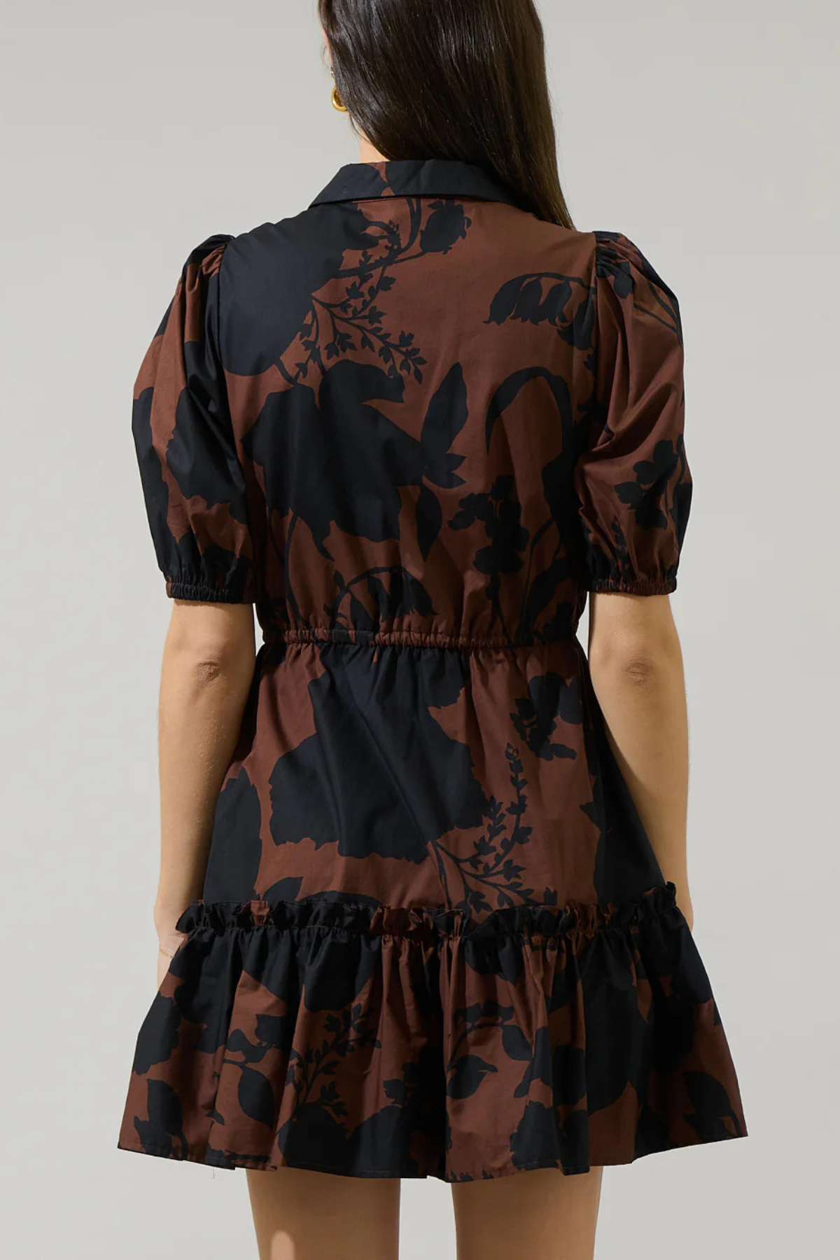 Somerton Floral Stacie Button Down Mini Dress