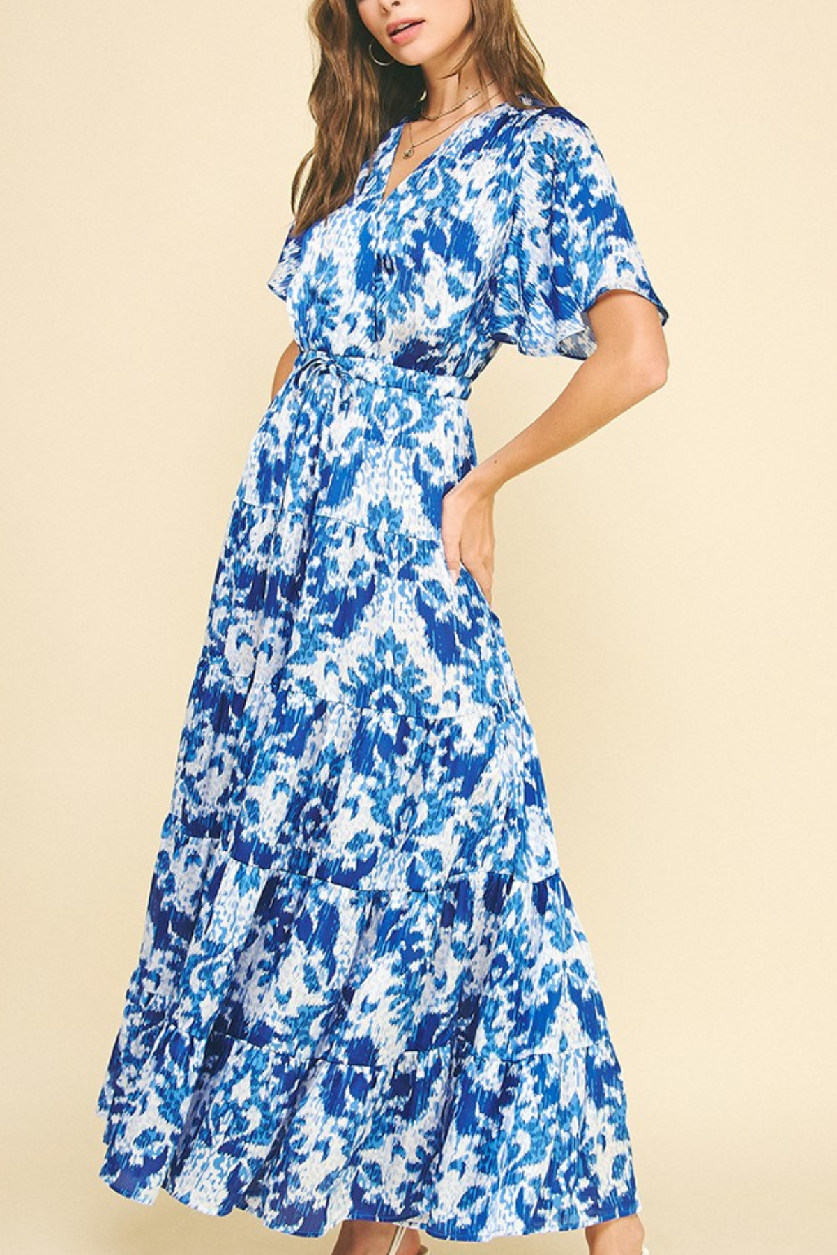 Floral Print Maxi Dress
