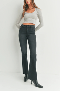 JBD High Rise Scissor Cut Flare