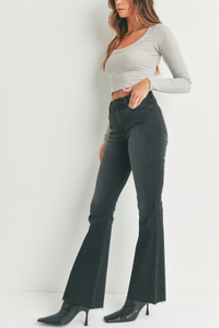 JBD High Rise Scissor Cut Flare