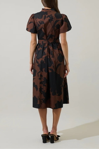 Somerton Floral Aurelia Babydoll Midi Dress