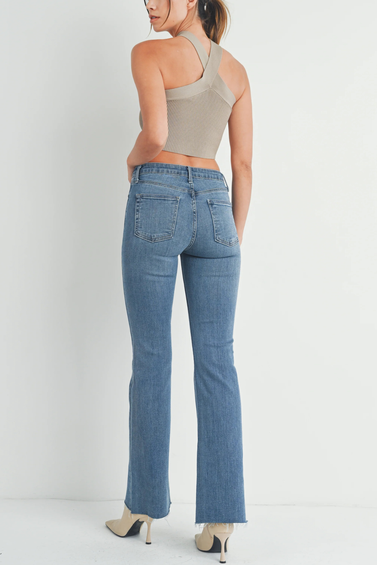 JBD High Rise Scissor Cut Flare