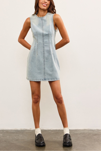Sleeveless Denim Dress