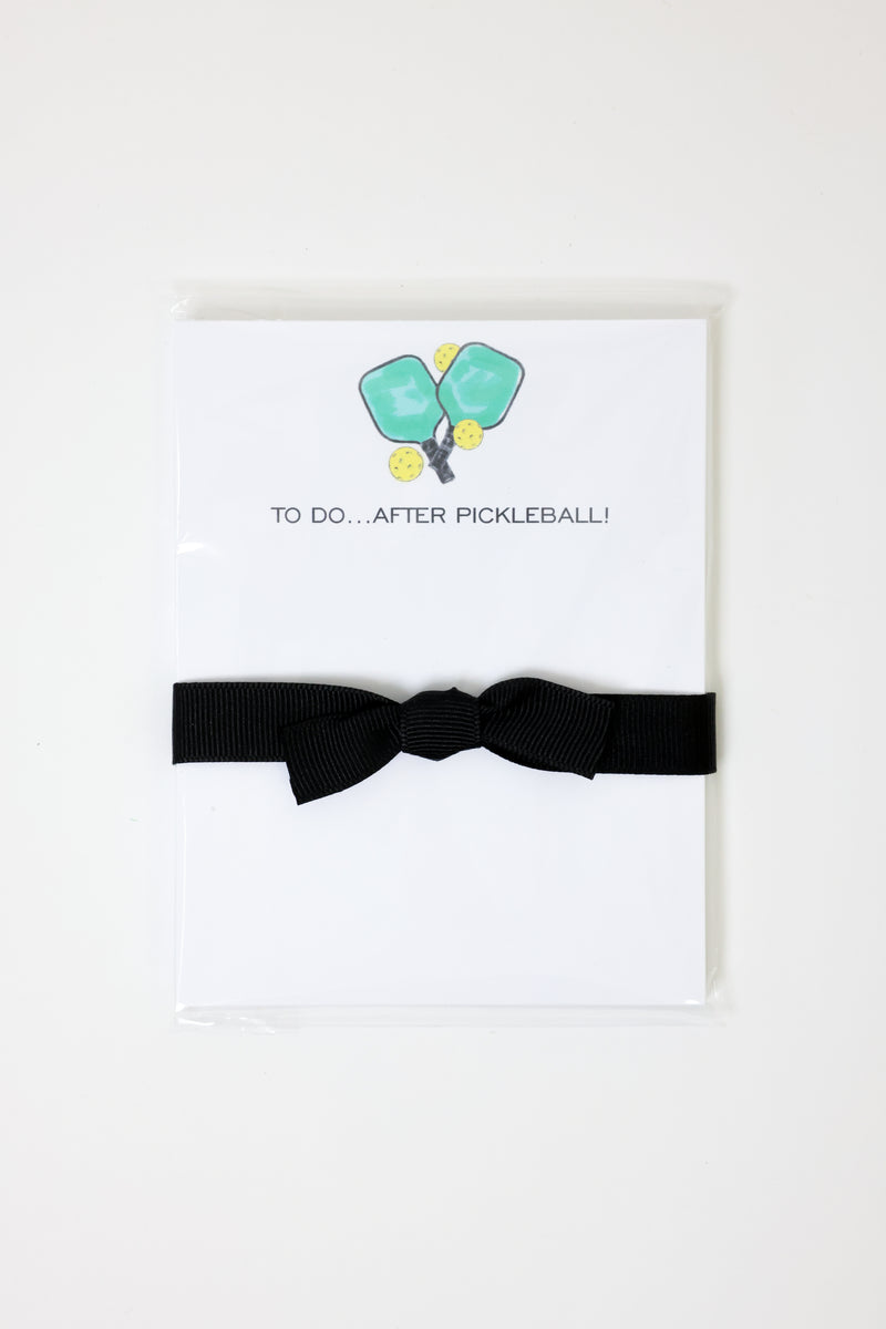 "To Do After Pickleball" Mini Notepad