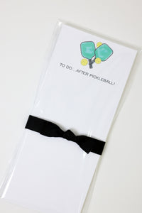 "To Do After Pickleball" Skinnie Notepad