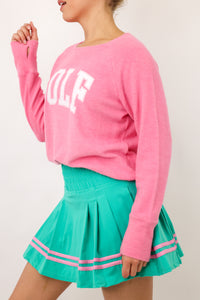 Golf Lightweight Brushed Fleece Pullover Top