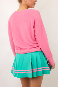 Golf Lightweight Brushed Fleece Pullover Top