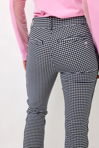 Golftini Checkered Stretch Ankle Pant