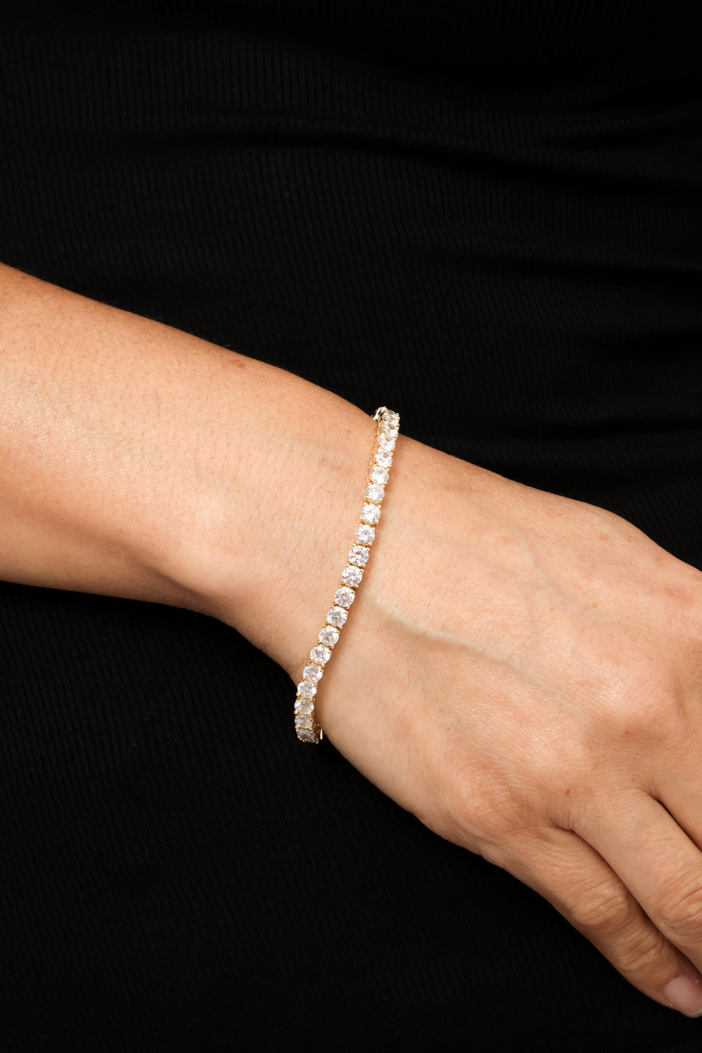 Thick Tennis Bracelet