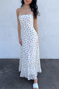 Polka Dot Maxi Dress