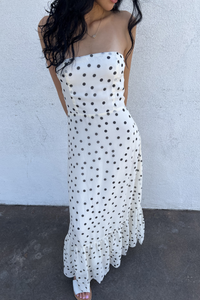 Polka Dot Maxi Dress