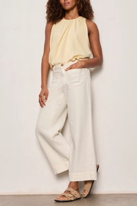 Sanctuary Soft Marine Wide Leg Crop Pant