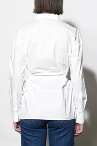 Naira Side Open Drawstring Shirt