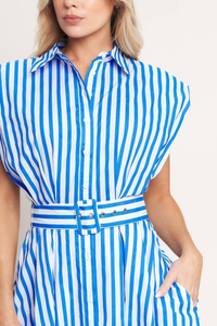 Striped Midi Dress