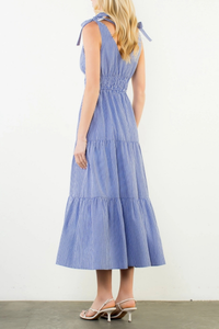 THML Tie Strap Maxi Dress