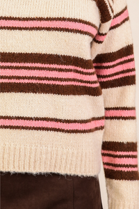 Sunset Stripe Knit Sweater