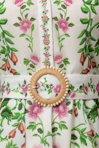 Garden Floral Mini Flare Dress