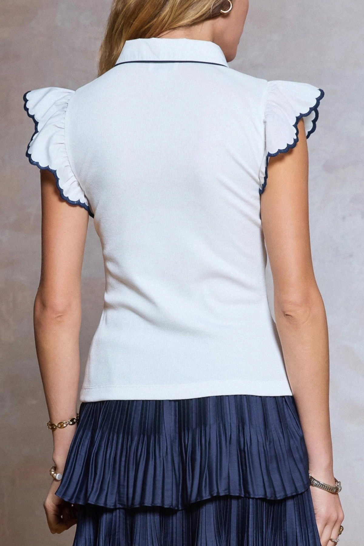 Short Sleeve Knit Top
