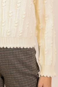 Textured Knit Sweater