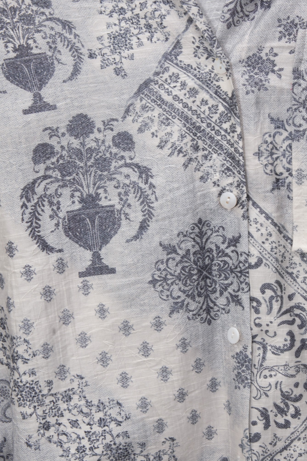 Bandana Front Button Down Shirt