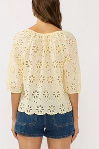 Nina Eyelet Top