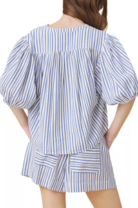 Splendid Madelyn Stripe Blouse
