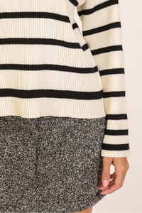 Striped Knit Sweater