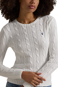 Polo Ralph Lauren Cable-Knit Cotton Crewneck Sweater