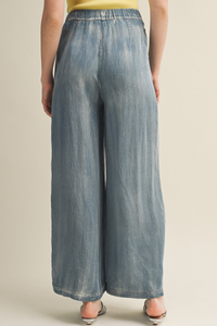 Denim Wide Leg Pant