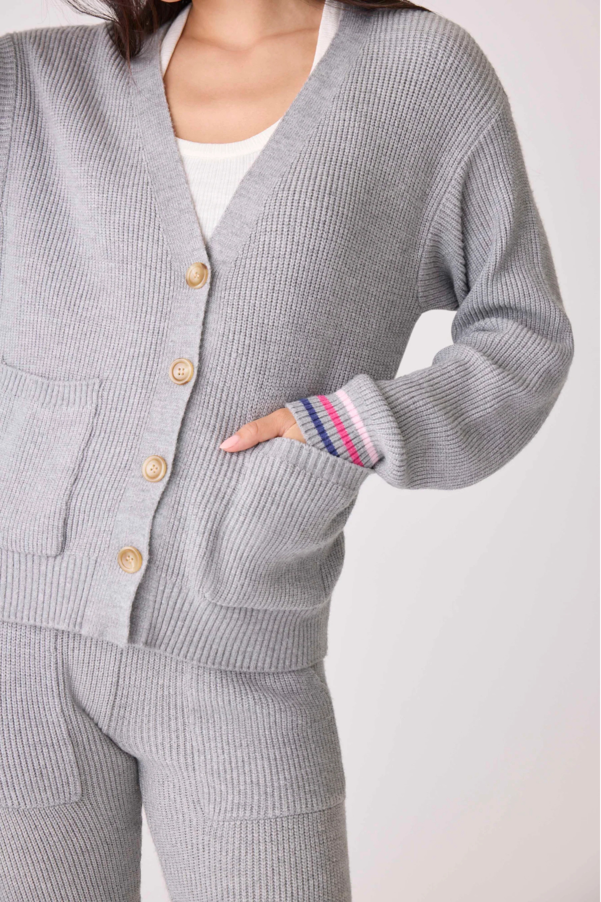 P.J. Salvage Sweater Weather Oversized Rib Cardigan