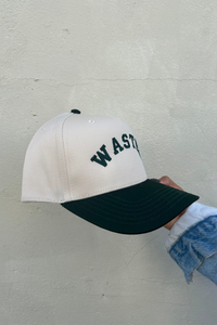 Small Letter Wasted Vintage Hat