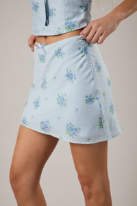Bias Mini Skirt