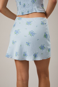 Bias Mini Skirt