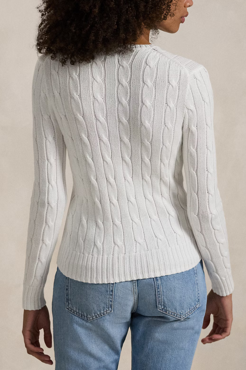 Polo Ralph Lauren Cable-Knit Cotton Crewneck Sweater