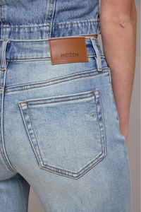 Hidden Ella High Rise Cuffed Wide Straight