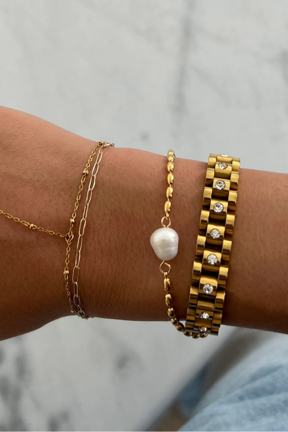Pearl Beaded Bracelet