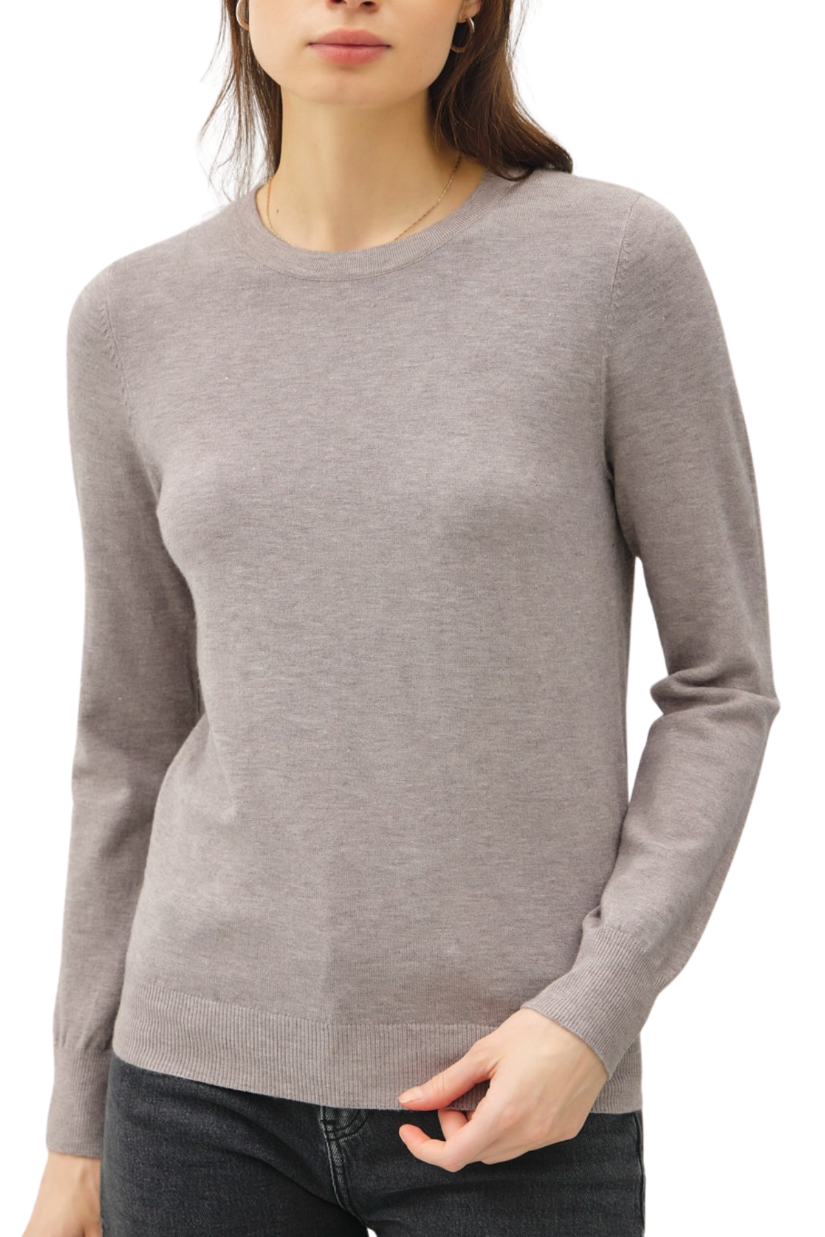 Crew Neck Knit Sweater