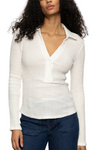 Sanctuary Long Sleeve Textured Top
