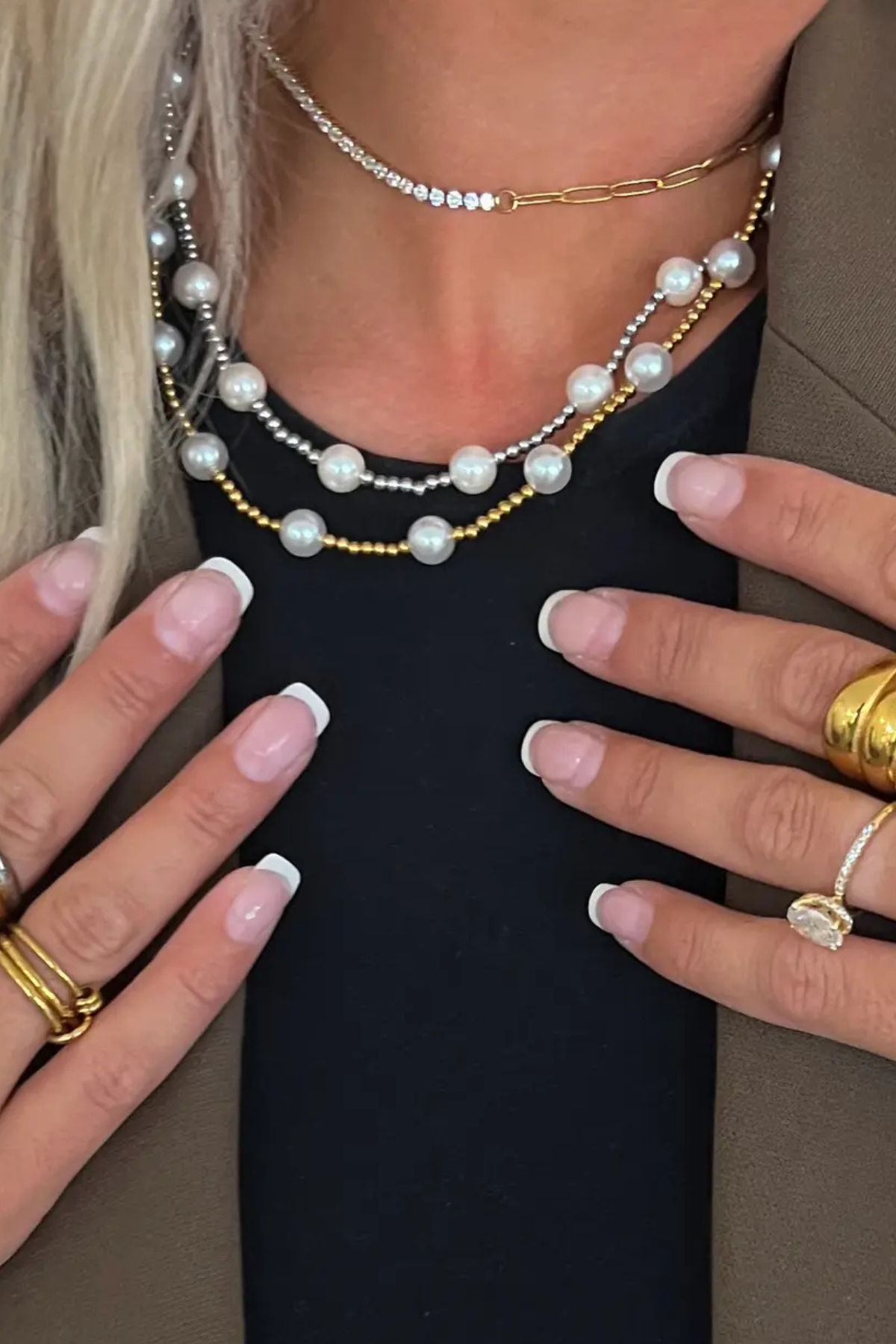 Pearl Beaded Necklace
