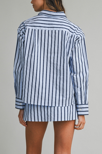 Pin Stripe Long Sleeve Shirt
