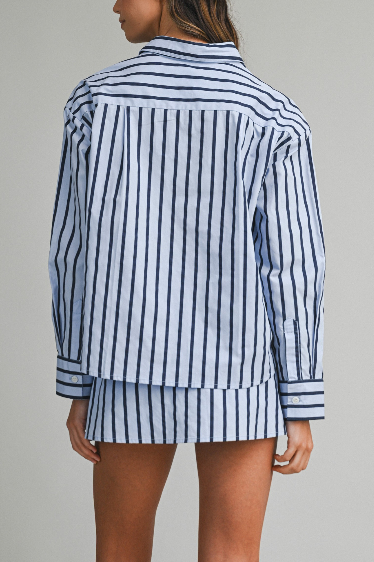 Pin Stripe Long Sleeve Shirt