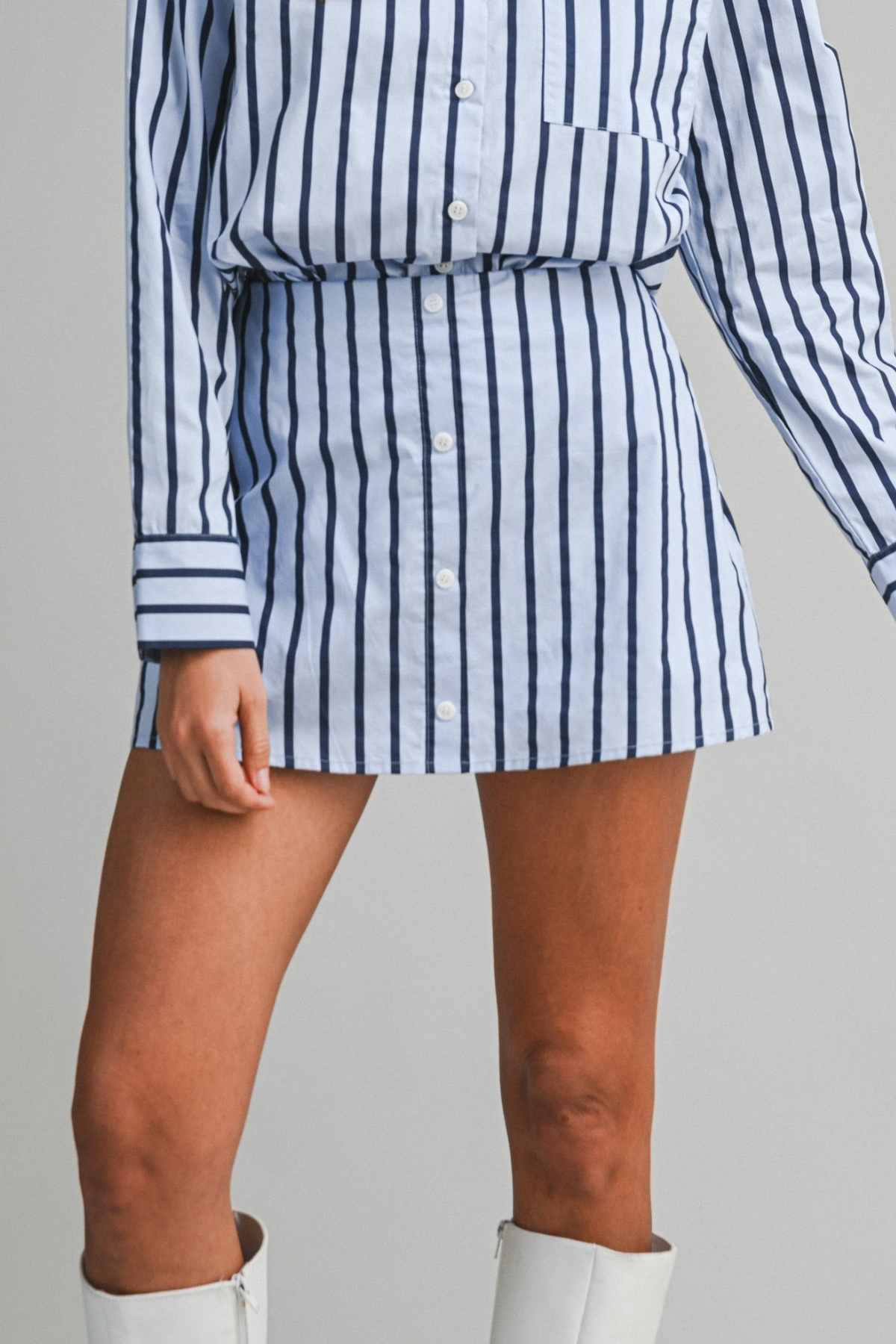 Pin Stripe Skort