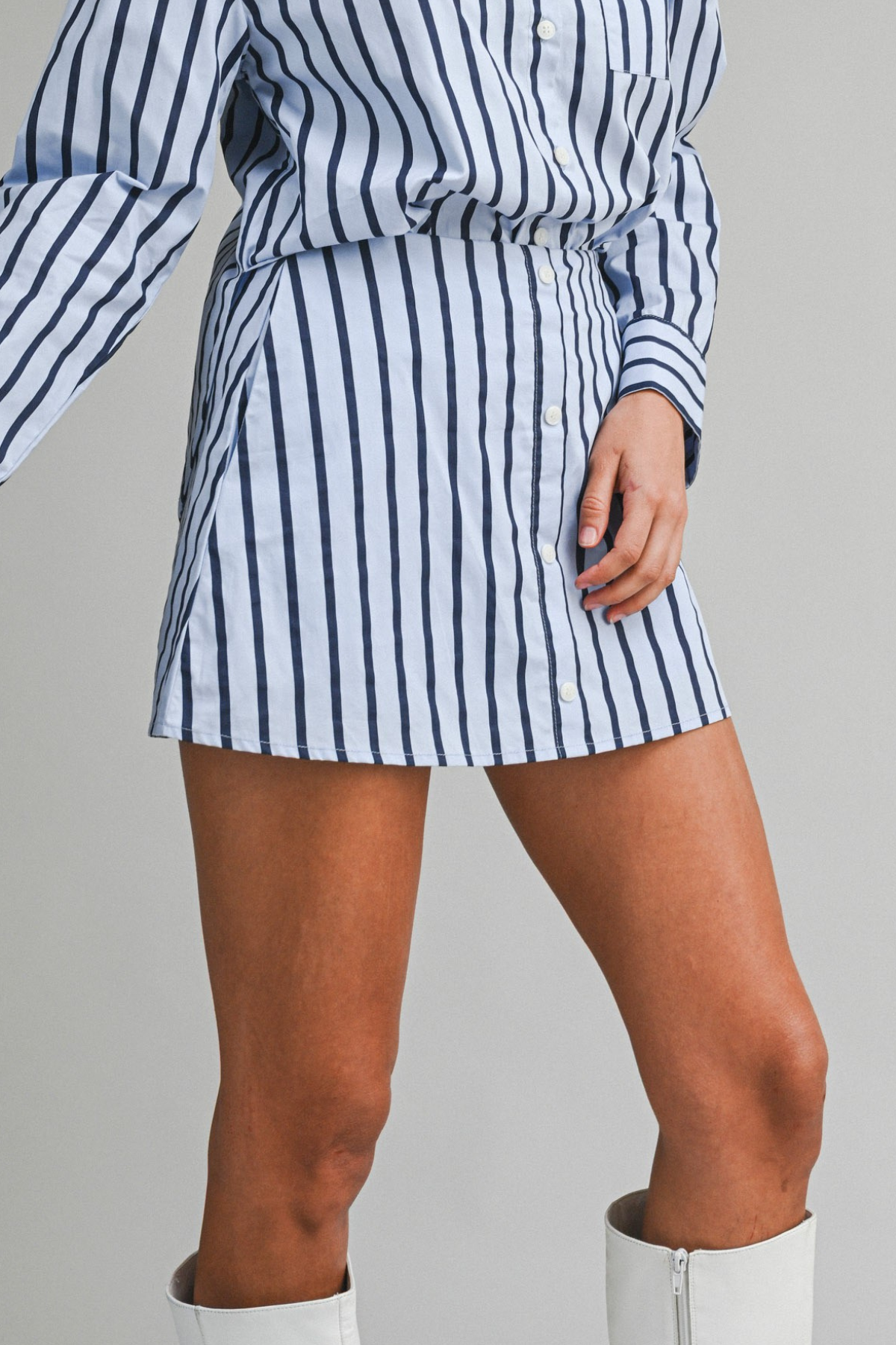 Pin Stripe Skort