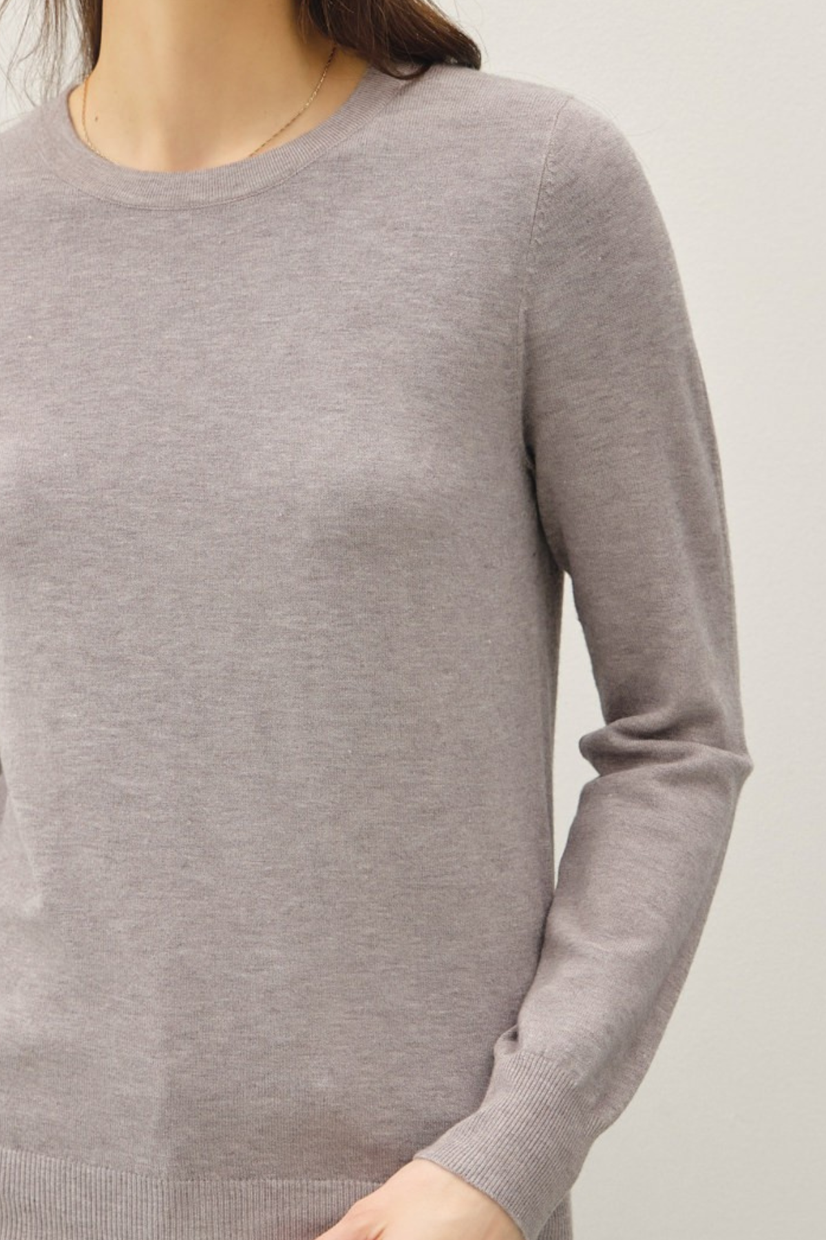 Crew Neck Knit Sweater